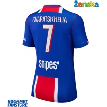 Paris Saint-Germain Khvicha Kvaratskhelia #7 Domaci Dres za Ženska 2026-27 Kratak Rukav